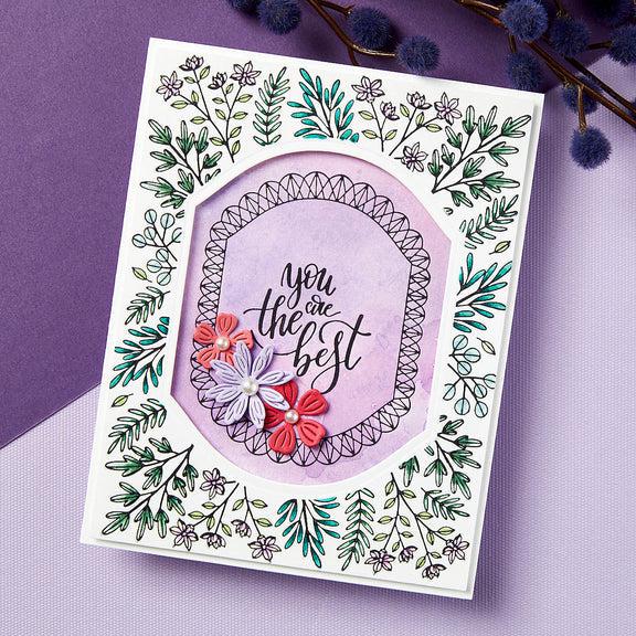 Spellbinders - Mirrored Arch Collection - Dies - Mirrored Arch Labels-ScrapbookPal