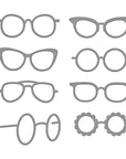 Spellbinders - Monster Birthday Collection - Dies - Smart Glasses-ScrapbookPal