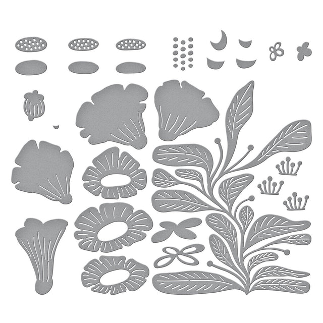 Spellbinders - More Fresh Picked Collection - Dies - Fresh Picked Angel Trumpets-ScrapbookPal