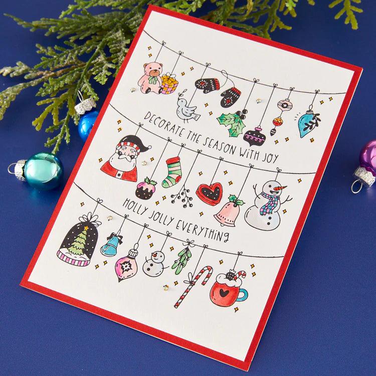 Spellbinders - Mugs & Kisses Collection - Registration Press + Foil Plates - Decorate the Season-ScrapbookPal