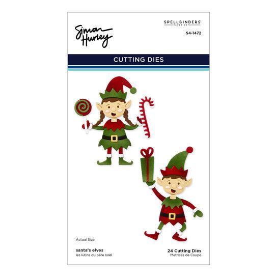 Spellbinders - North Pole Friends Collection - Dies - Santa's Elves - Scratch &amp; Dent