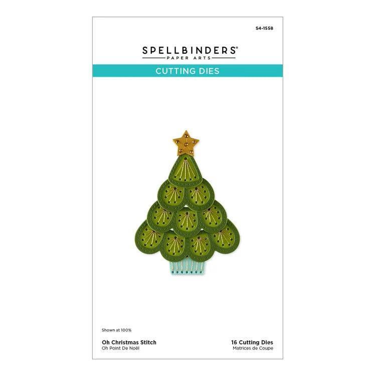 Spellbinders - Oh Christmas Stitch Christmas Collection - Dies - Oh Christmas Stitch-ScrapbookPal