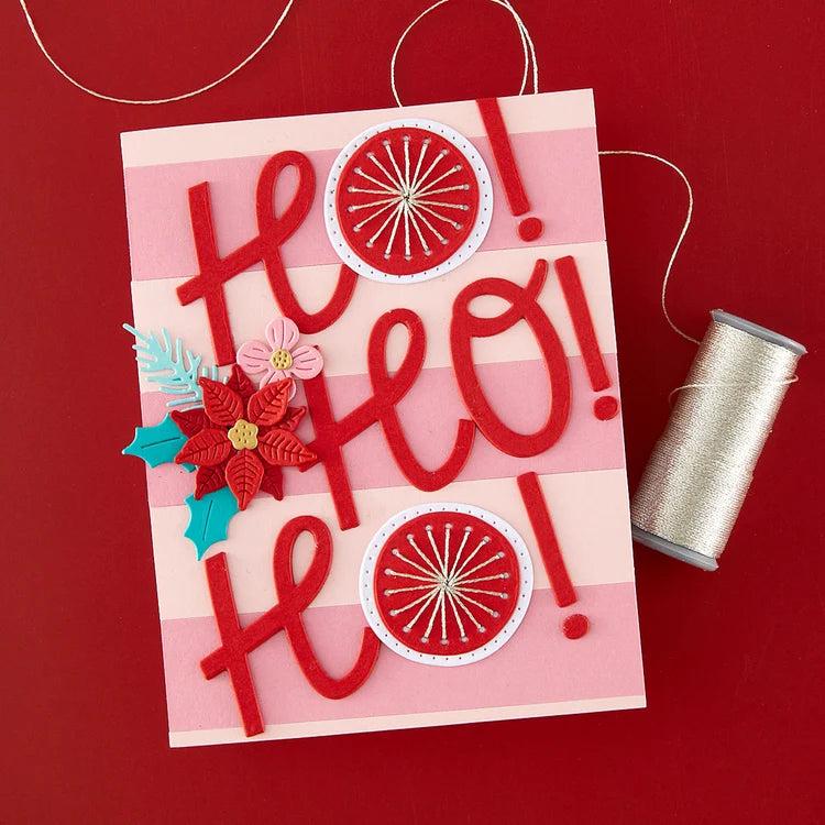 Spellbinders - Oh Christmas Stitch Christmas Collection - Dies - Oh Joy!-ScrapbookPal