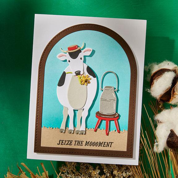 Spellbinders - On the Farm Collection - Clear Stamp & Dies - Hay There-ScrapbookPal