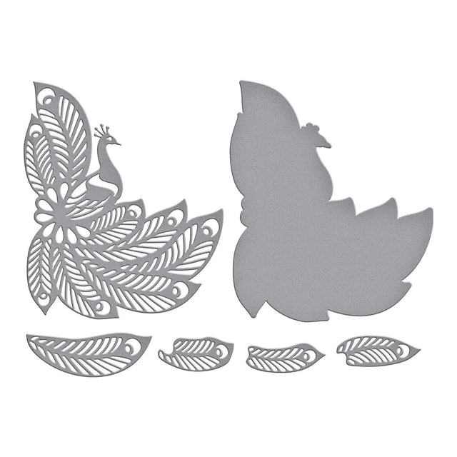 Spellbinders - Peacock Paradise Collection - Dies - Glorious Peacock-ScrapbookPal