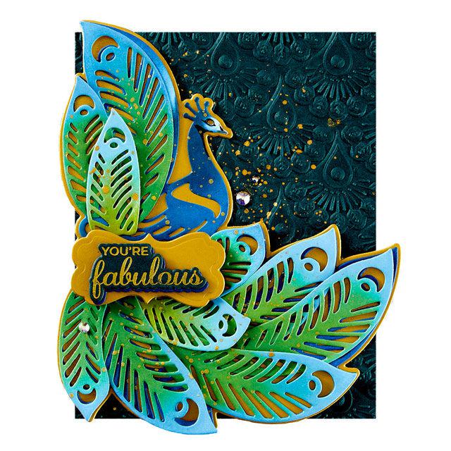 Spellbinders - Peacock Paradise Collection - Dies - Glorious Peacock-ScrapbookPal