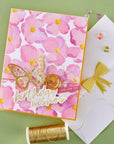 Spellbinders - Poppy Song Collection - Stencils - Petal Burst-ScrapbookPal