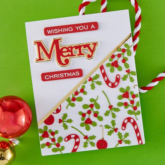 Spellbinders - Say Cheese Classic Mouse Christmas Collection - Dies - Classic Mouse Christmas Embellishments-ScrapbookPal