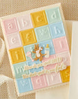 Spellbinders - Say Cheese Classic Pooh Baby Collection - 3D Embossing Folder - Classic Pooh Baby Blocks-ScrapbookPal