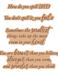 Spellbinders - Say Cheese Classic Pooh Baby Collection - Press Plate & Dies - Sweet Sentiments-ScrapbookPal