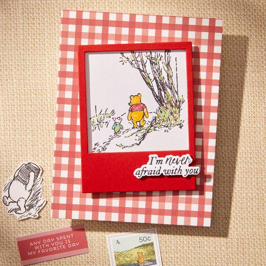 Spellbinders - Say Cheese Classic Pooh Collection - Press Plates - Friendly Moments-ScrapbookPal