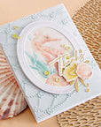 Spellbinders - Seahorse Kisses Collection - 3D Embossing Folder - Cast Away-ScrapbookPal