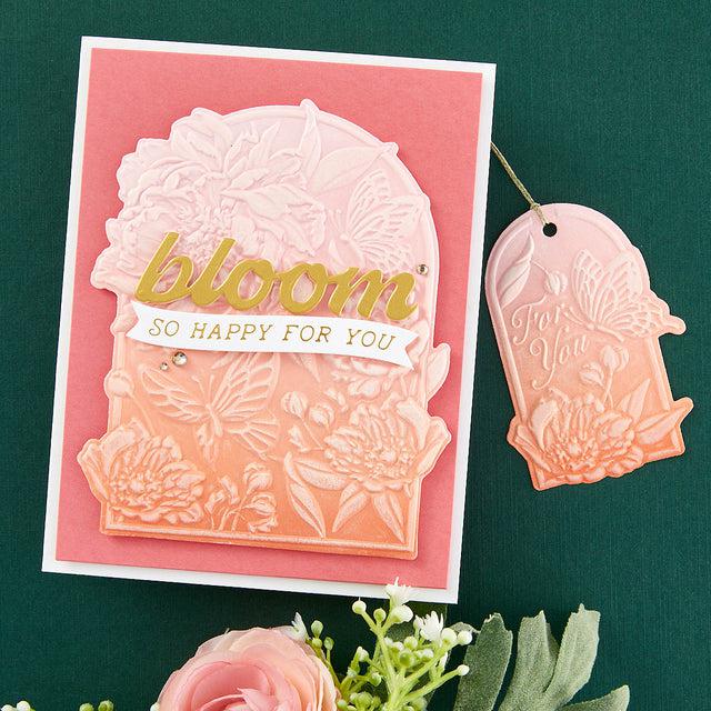 Spellbinders - Sealed 3D Botanicals Collection - 3D Embossing Folder &amp; Dies - Floral For You-ScrapbookPal