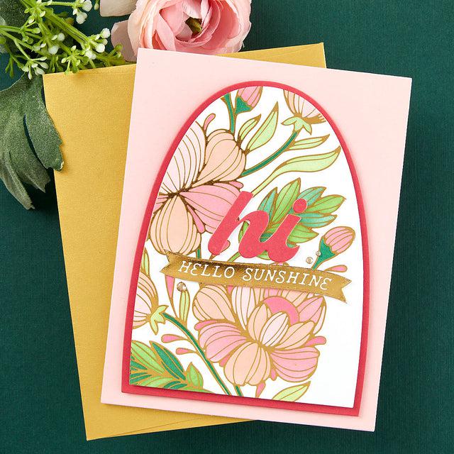 Spellbinders - Sealed 3D Botanicals Collection - Dies - Arch Labels and Tag-ScrapbookPal