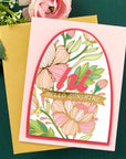 Spellbinders - Sealed 3D Botanicals Collection - Dies - Arch Labels and Tag-ScrapbookPal
