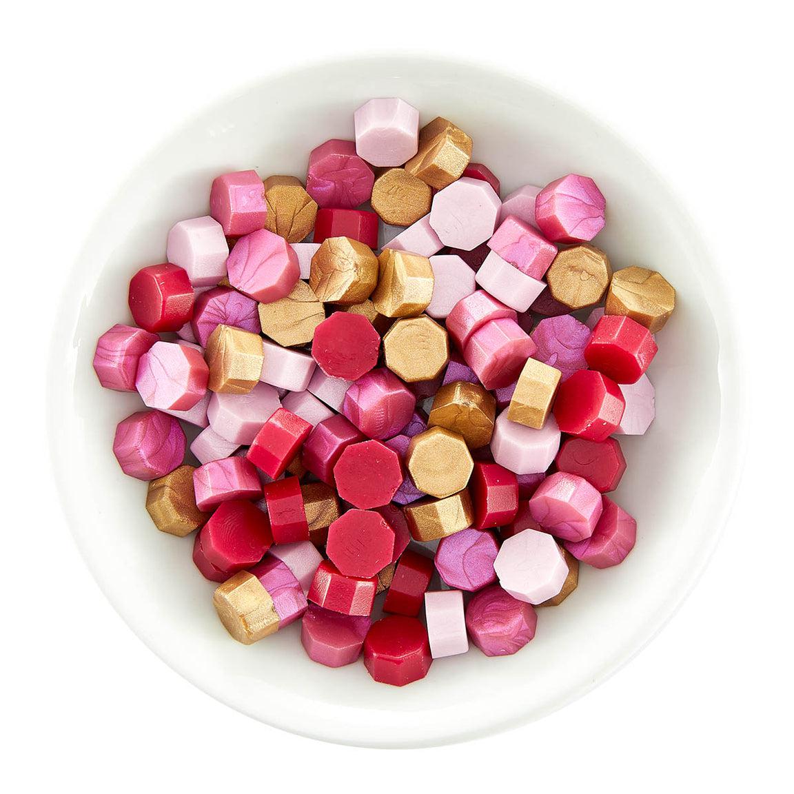 Spellbinders - Sealed by Spellbinders Collection - Must-Have Wax Bead Mix - Pink-ScrapbookPal