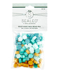 Spellbinders - Sealed by Spellbinders Collection - Must-Have Wax Bead Mix - Teal-ScrapbookPal