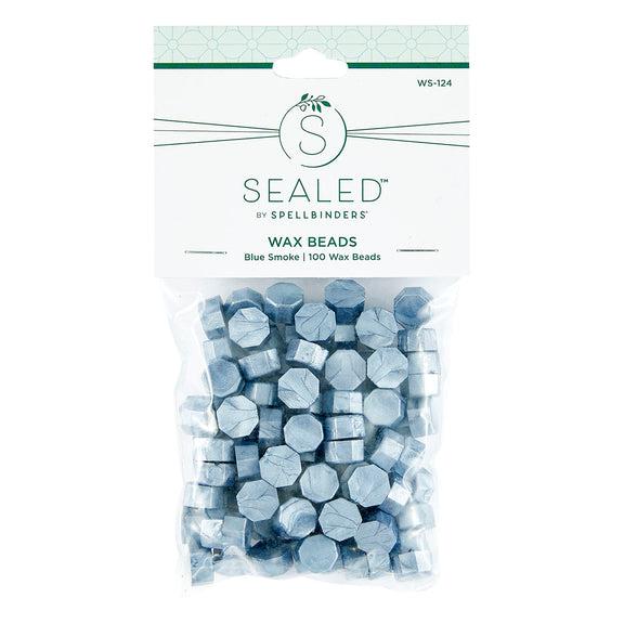 Spellbinders - Sealed by Spellbinders Collection - Wax Beads - Blue Smoke-ScrapbookPal