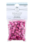 Spellbinders - Sealed by Spellbinders Collection - Wax Beads - Fuchsia-ScrapbookPal