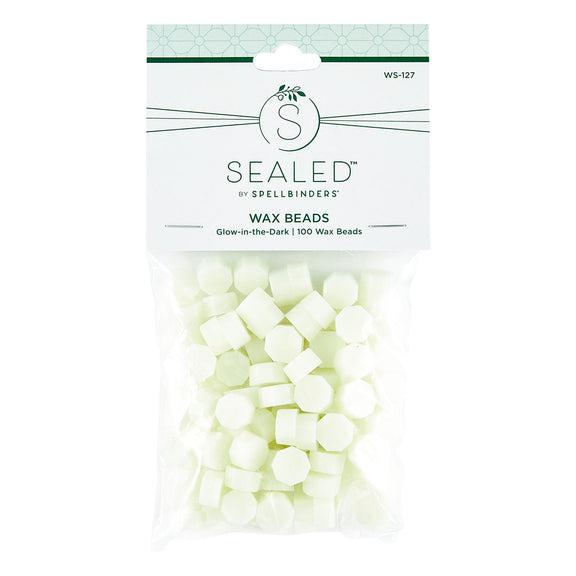 Spellbinders - Sealed by Spellbinders Collection - Wax Beads - Glow-in-the-Dark-ScrapbookPal