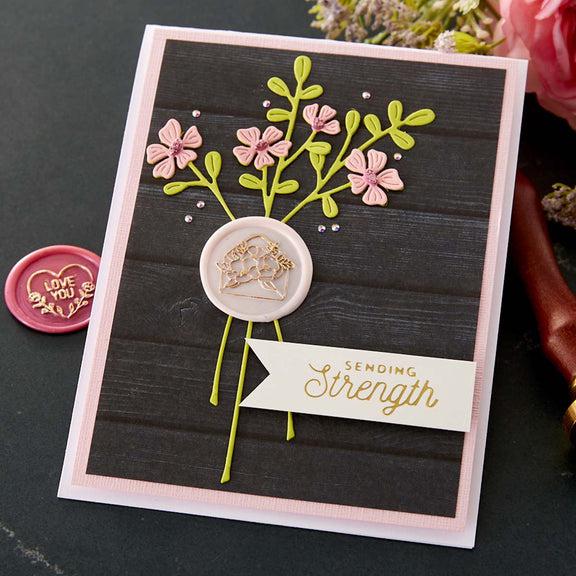 Spellbinders - Sealed by Spellbinders Collection - Wax Beads - Pearl White-ScrapbookPal
