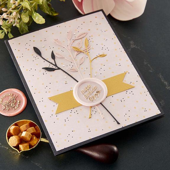 Spellbinders - Sealed by Spellbinders Collection - Wax Beads - Pearl White-ScrapbookPal