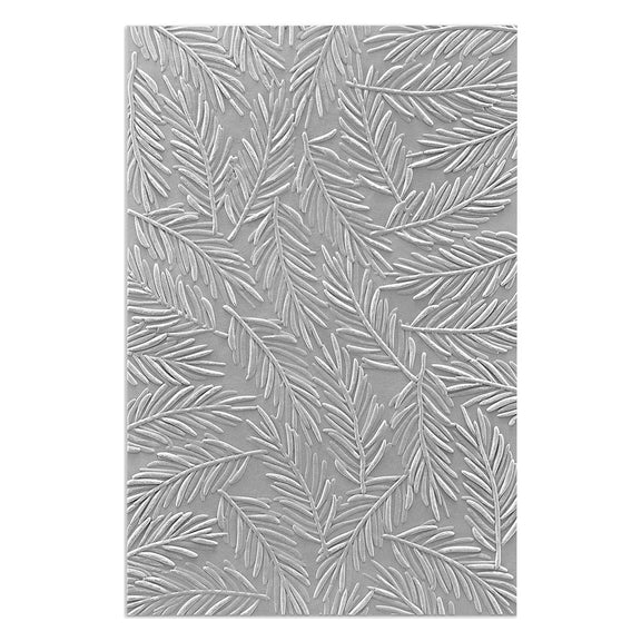 Spellbinders - Sealed for Christmas Collection - 3D Embossing Folder - Evergreen-ScrapbookPal