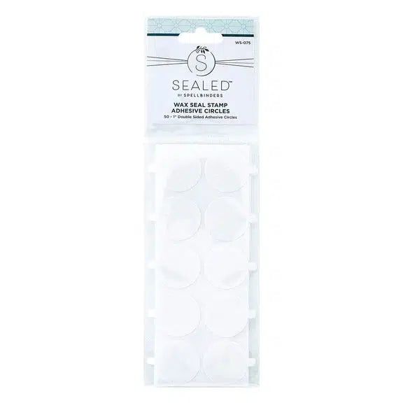 Spellbinders - Sealed for Summer Collection - Sealed Wax Seal Adhesive Circles-ScrapbookPal