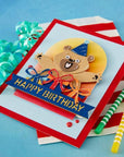 Spellbinders - Sending Hugs Collection - Dies - Birthday Bear-ScrapbookPal