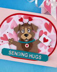 Spellbinders - Sending Hugs Collection - Dies - Darling Dog-ScrapbookPal