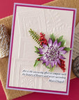 Spellbinders - Serenity Garden Collection - 3D Embossing Folder - Ode to a Poet-ScrapbookPal