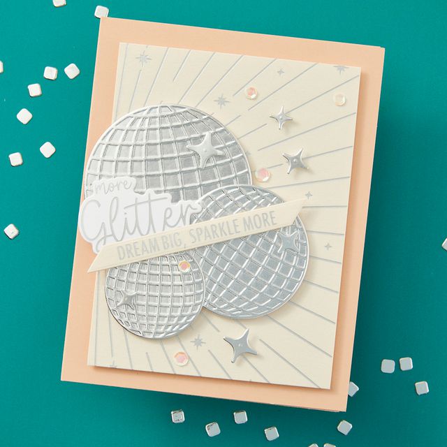 Spellbinders - Shine Bright Collection - Dies - Disco Balls-ScrapbookPal