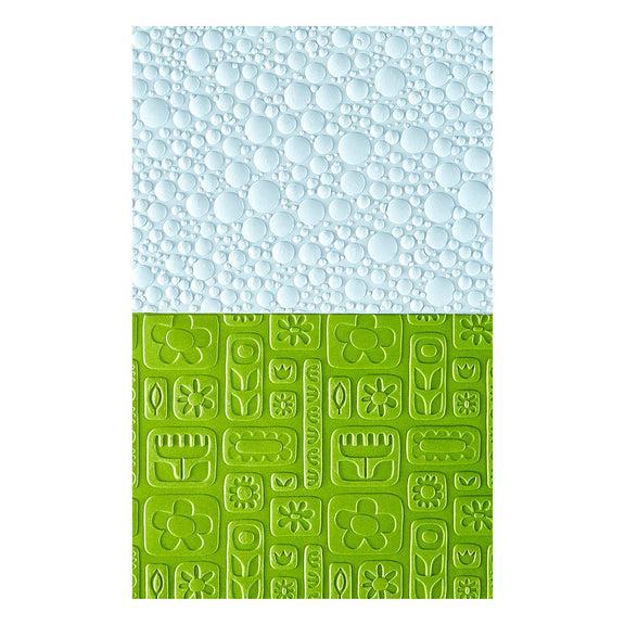 Spellbinders - Shiny New Day Collection - 3D Embossing Folder - Suds & Buds-ScrapbookPal