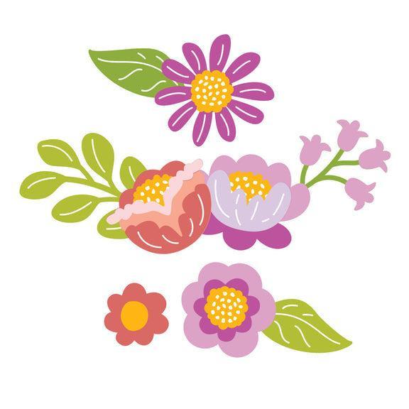 Spellbinders - Shiny New Day Collection - Dies - Petal Fresh-ScrapbookPal