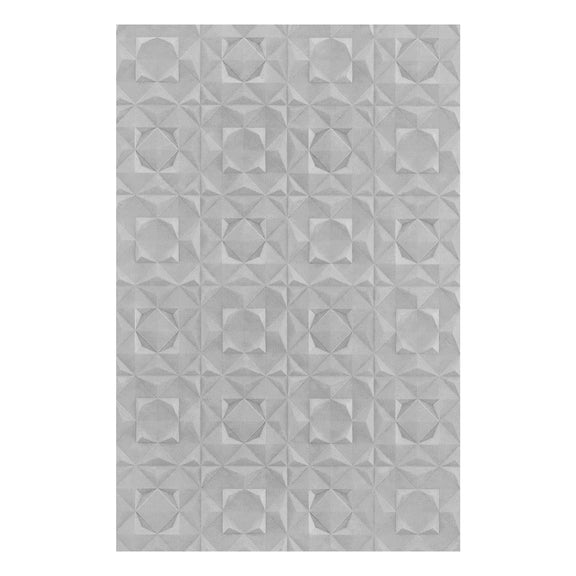 Spellbinders - Simon's Snow Globes Collection - 3D Embossing Folder - Geo Quilt-ScrapbookPal