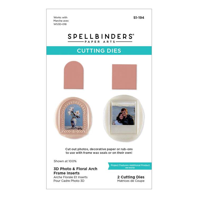 Spellbinders - Simply Halloween Collection - Dies - 3D Photo & Floral Arch Frame Inserts-ScrapbookPal