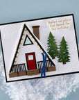 Spellbinders - Ski-son's Greetings Collection - Press Plate & Dies - Ski-son's Greetings Sentiments-ScrapbookPal
