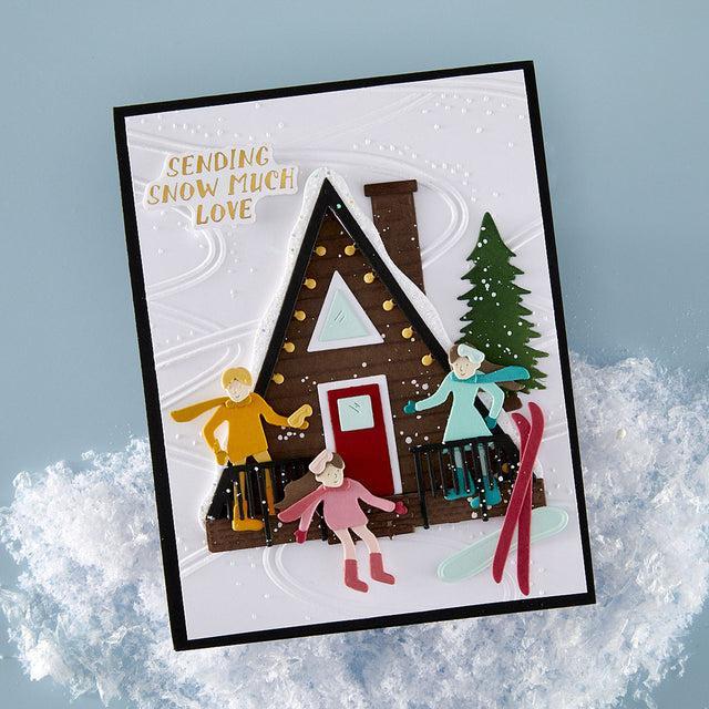 Spellbinders - Ski-son's Greetings Collection - Dies - Hit the Slopes-ScrapbookPal
