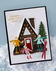 Spellbinders - Ski-son's Greetings Collection - Press Plate & Dies - Ski-son's Greetings Sentiments-ScrapbookPal