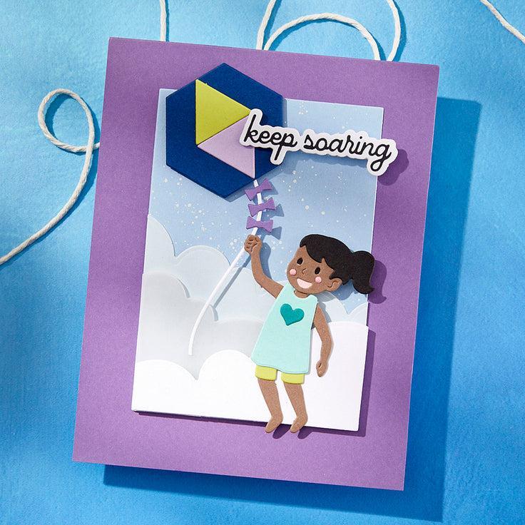 Spellbinders - Sky's the Limit Collection - Dies - Fly a Kite-ScrapbookPal