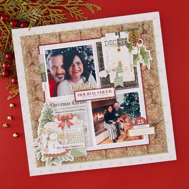 Spellbinders - Sleigh Bells Ring Collection - Clear Foliage Stickers-ScrapbookPal