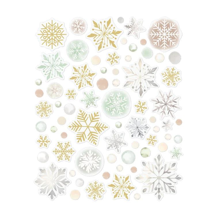 Spellbinders - Sleigh Bells Ring Collection - Glisten Stickers-ScrapbookPal