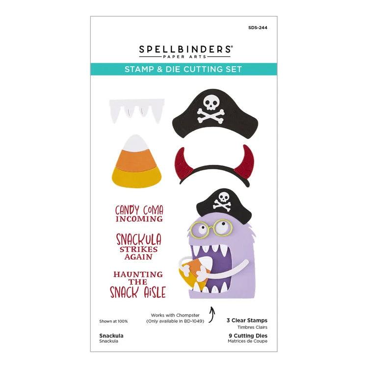 Spellbinders - Snack Goals Collection - Clear Stamp &amp; Dies - Snackula-ScrapbookPal