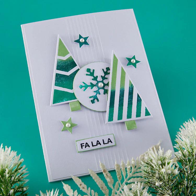 Spellbinders - Snowflake Kisses Collection - Dies - Infinity Trees-ScrapbookPal