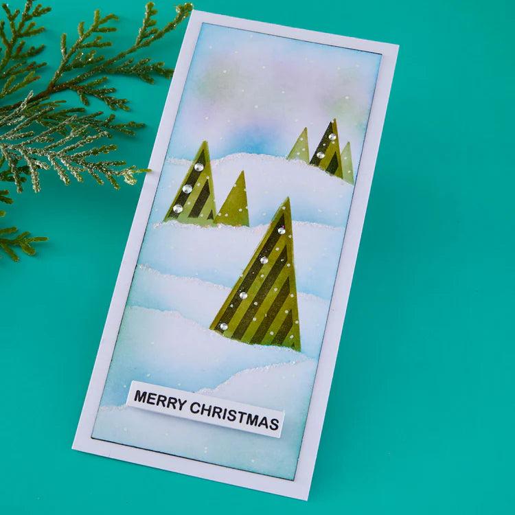 Spellbinders - Snowflake Kisses Collection - Dies - Infinity Trees-ScrapbookPal