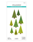 Spellbinders - Snowflake Kisses Collection - Dies - Infinity Trees-ScrapbookPal