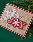 Spellbinders - Snowflake Kisses Collection - Dies - Snowflake Background-ScrapbookPal