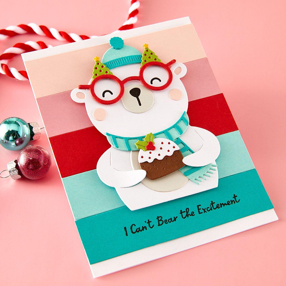 Spellbinders - Spectacular Christmas Collection - Clear Stamps &amp; Dies - Spectacular Holiday Sentiments-ScrapbookPal