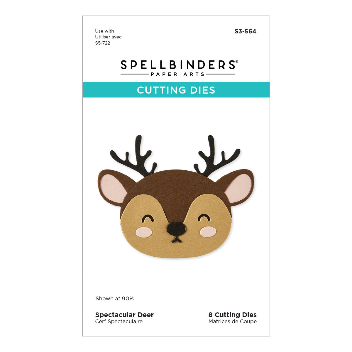 Spellbinders - Spectacular Christmas Collection - Dies - Spectacular Deer-ScrapbookPal