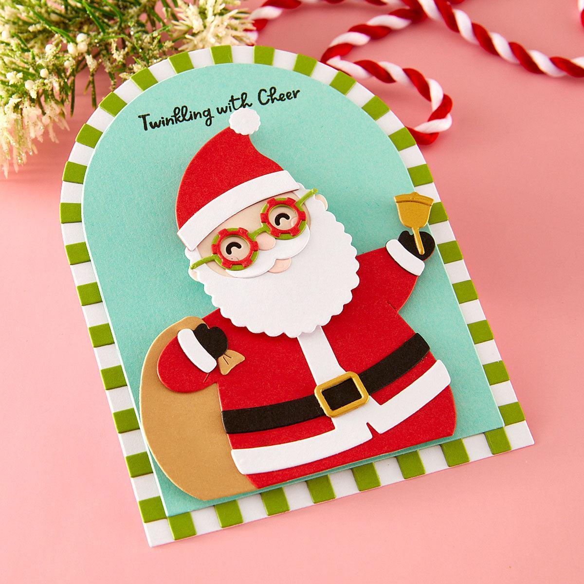 Spellbinders - Spectacular Christmas Collection - Dies - Spectacular Santa-ScrapbookPal